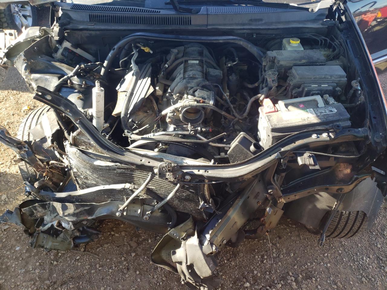 2009 Jeep Grand Cherokee VIN 1J8HR58T59C539187 Copart auction photo, front end / undercarriage damage thumbnail 11