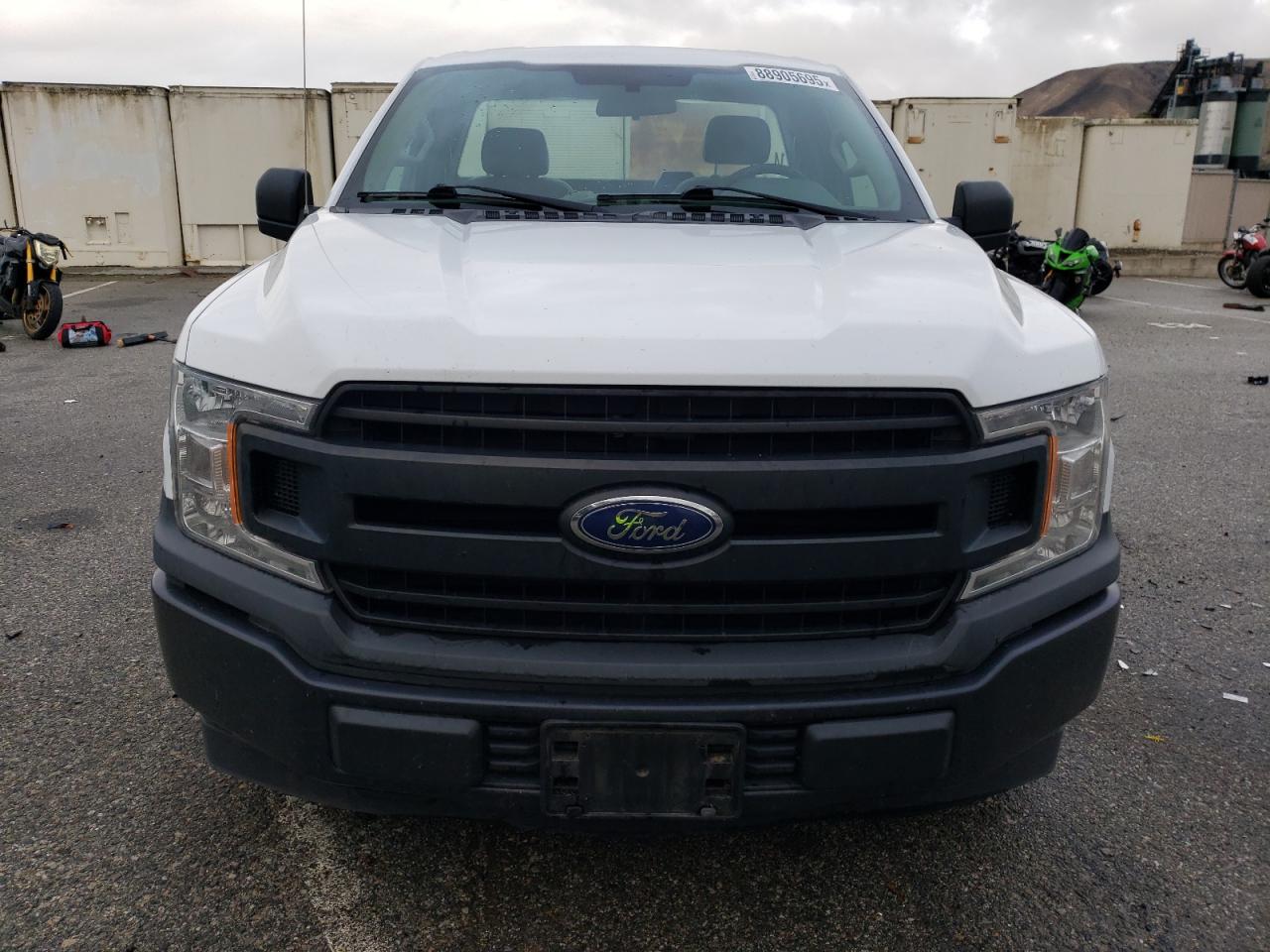 2018 Ford F-150 VIN 1FTMF1CB3JKG11438 Copart auction photo, rear end damage thumbnail 5