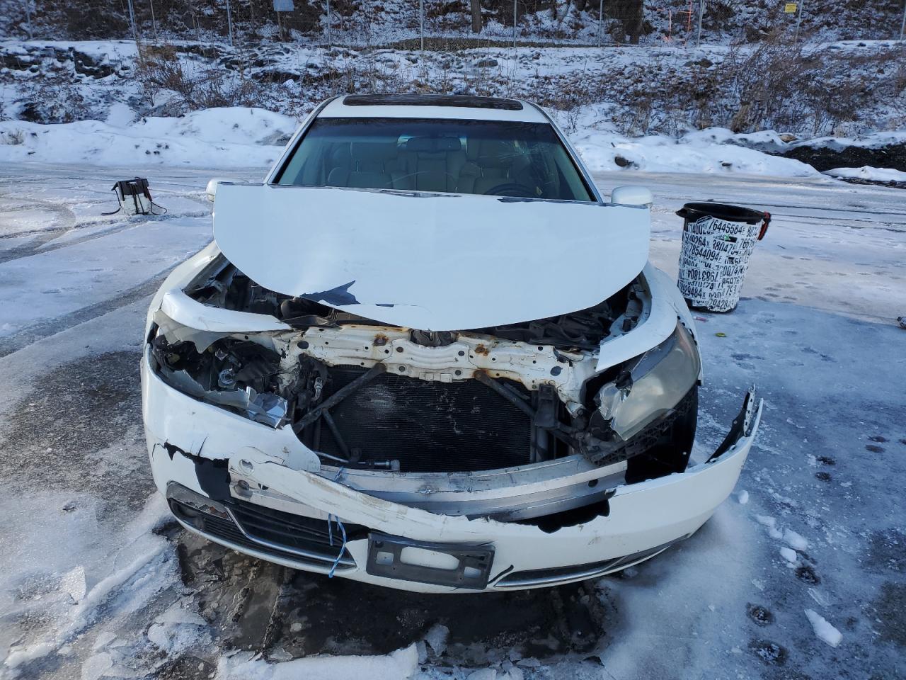 2014 Acura TL VIN 19UUA8F26EA003767 Copart auction photo, front end / minor dent/scratches damage thumbnail 5