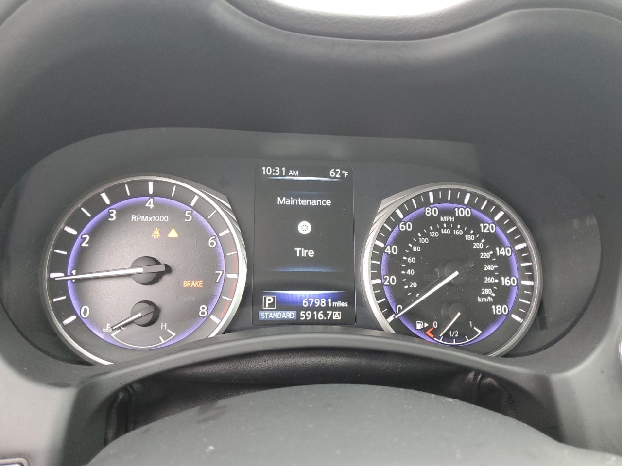 2017 Infiniti Q50 VIN JN1CV7AR9HM682291 Copart auction photo, front end damage thumbnail 9