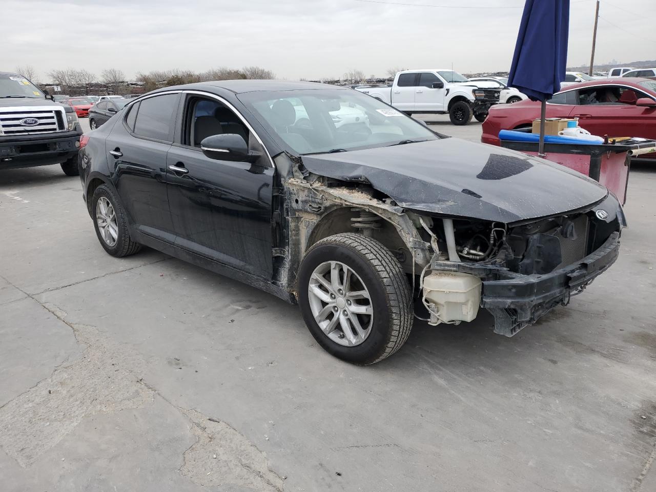 2013 KIA Optima VIN 5XXGM4A72DG179359 Copart auction photo, front end damage thumbnail 4