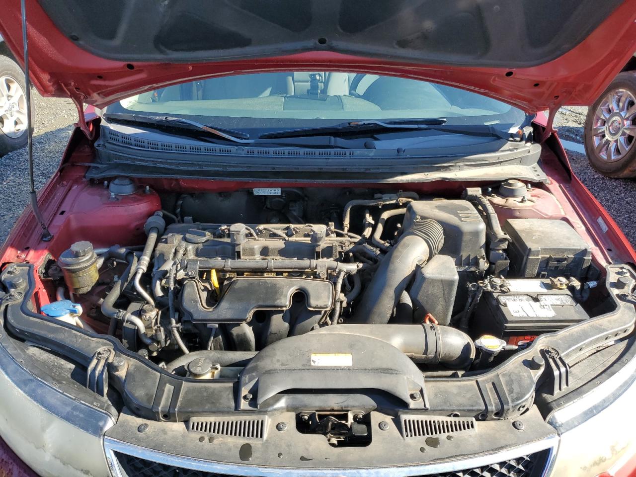 2010 KIA Forte VIN KNAFU4A27A5863482 Copart auction photo, rear end damage thumbnail 11