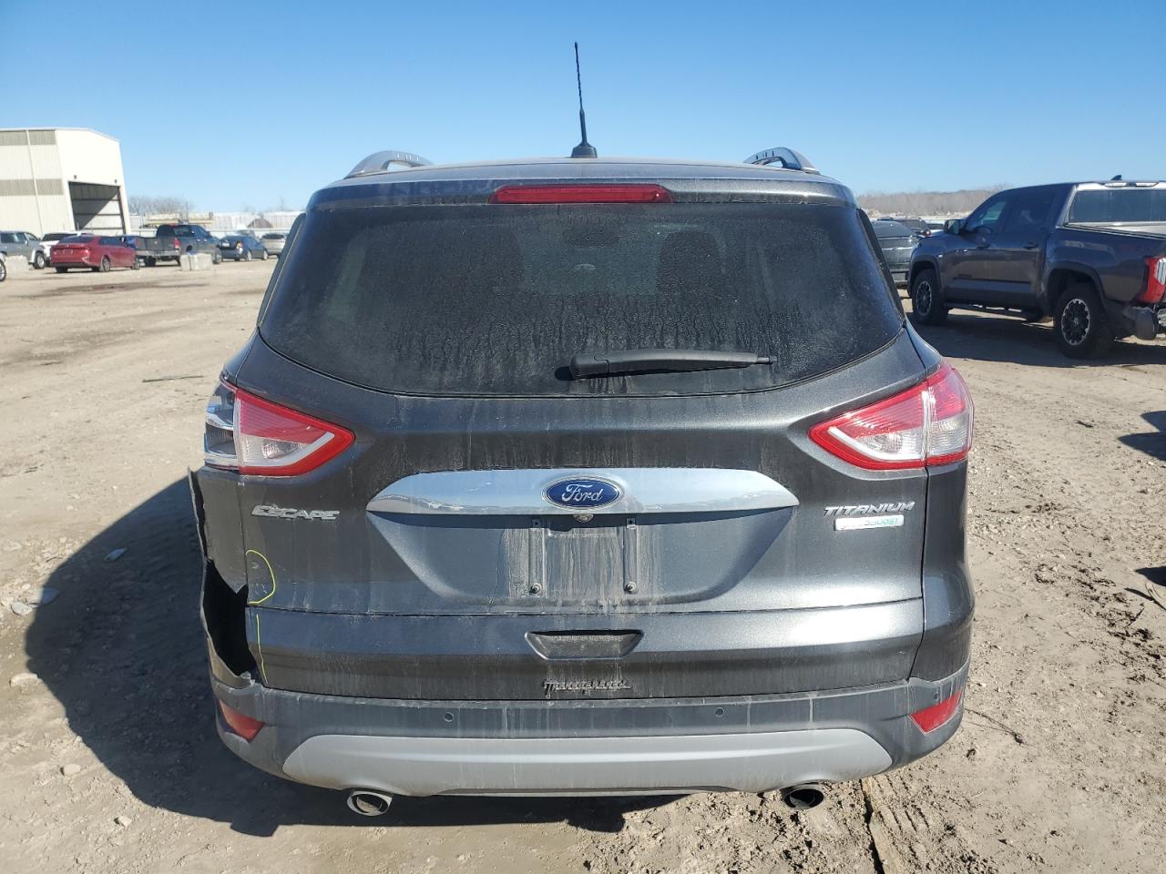 2016 Ford Escape VIN 1FMCU0J97GUB47252 Copart auction photo, rear end damage thumbnail 6