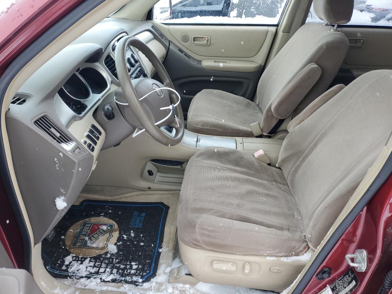 2004 Toyota Highlander VIN JTEDP21A540039085 Copart auction photo, side damage thumbnail 7