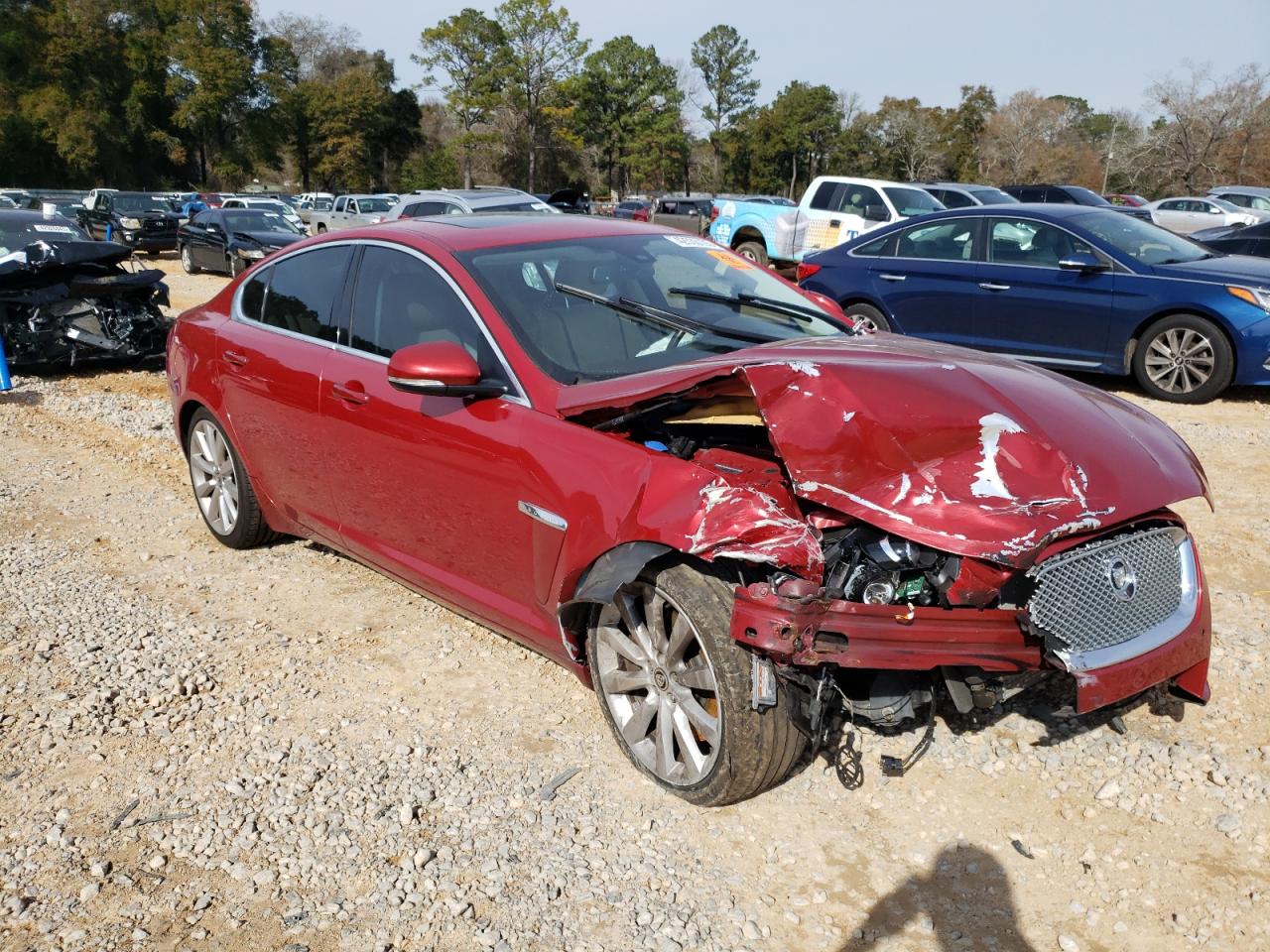 2013 Jaguar XF VIN SAJWJ0EF3D8S85953 Copart auction photo, front end damage thumbnail 4