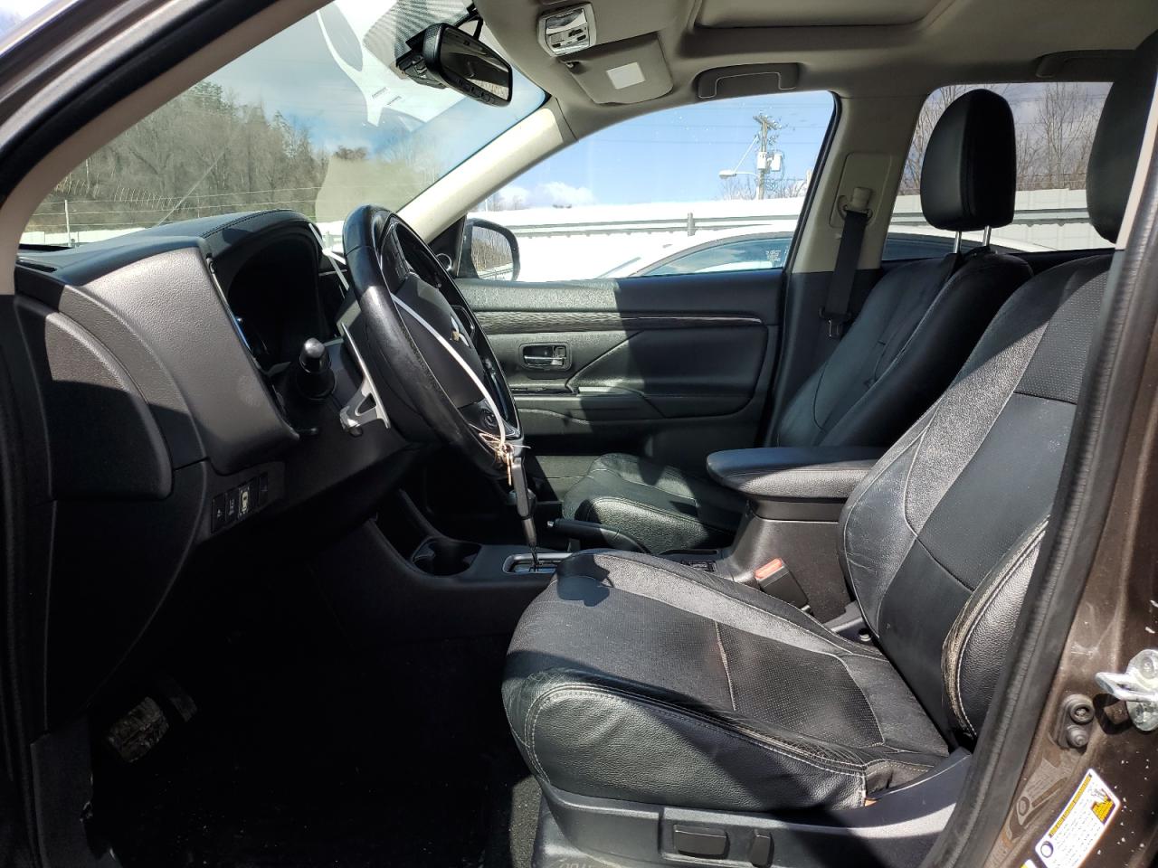 2016 Mitsubishi Outlander VIN JA4JZ4AX4GZ012357 Copart auction photo, front end / undercarriage damage thumbnail 7