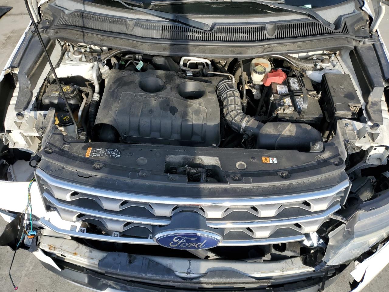 2017 Ford Explorer VIN 1FM5K7DH2HGB79889 Copart auction photo, front end damage thumbnail 13