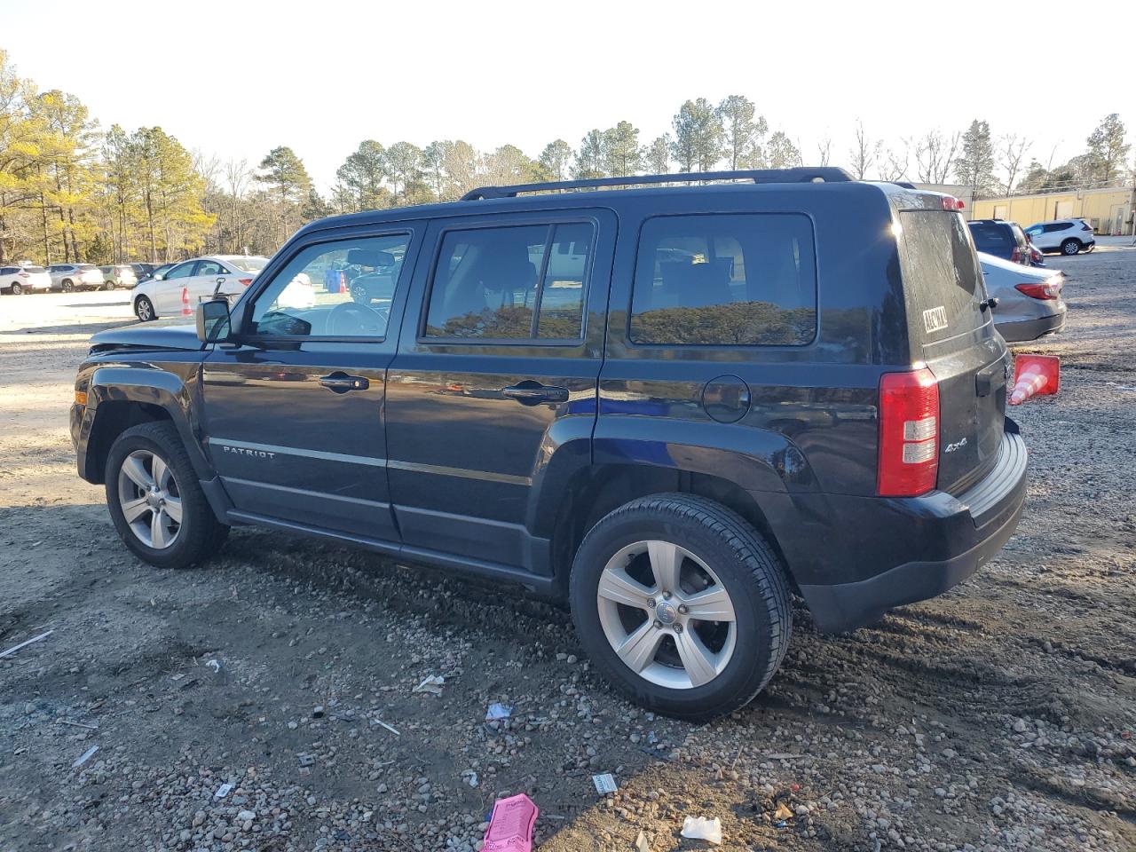 2017 Jeep Liberty (Patriot) VIN 1C4NJRFB0HD105805 Copart auction photo, front end / side damage thumbnail 2