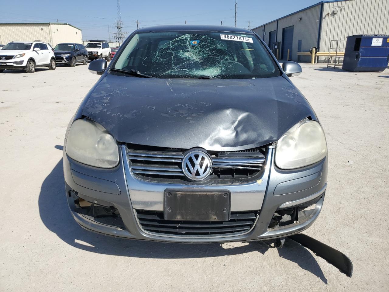 2009 Volkswagen Jetta VIN 3VWRM71K49M165609 Copart auction photo, front end damage thumbnail 5
