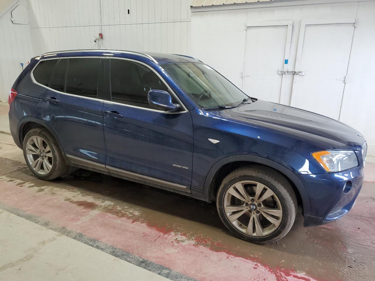 2013 BMW X3 VIN 5UXWX7C58DL979520 Copart auction photo, all over damage thumbnail 4