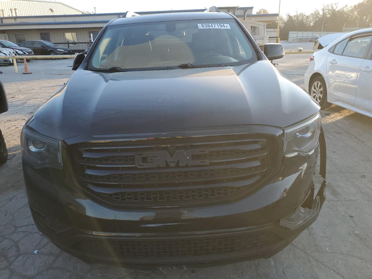 2019 GMC Acadia VIN 1GKKNMLS2KZ294342 Copart auction photo, front end / side damage thumbnail 5
