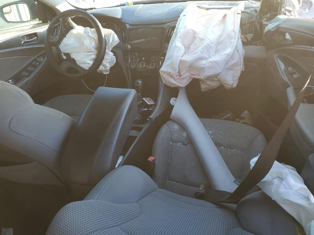 2014 Hyundai Sonata VIN 5NPEB4AC5EH896483 Copart auction photo, front end / side damage thumbnail 8