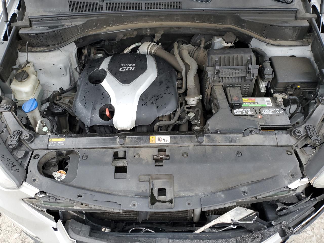 2013 Hyundai Santa Fe VIN 5XYZU3LAXDG089951 Copart auction photo, front end damage thumbnail 12