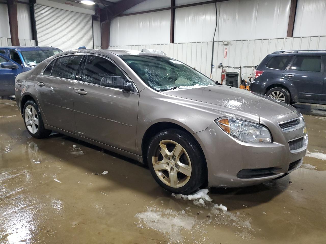 2010 Chevrolet Malibu VIN 1G1ZB5EB2AF217825 Copart auction photo, front end / side damage thumbnail 4