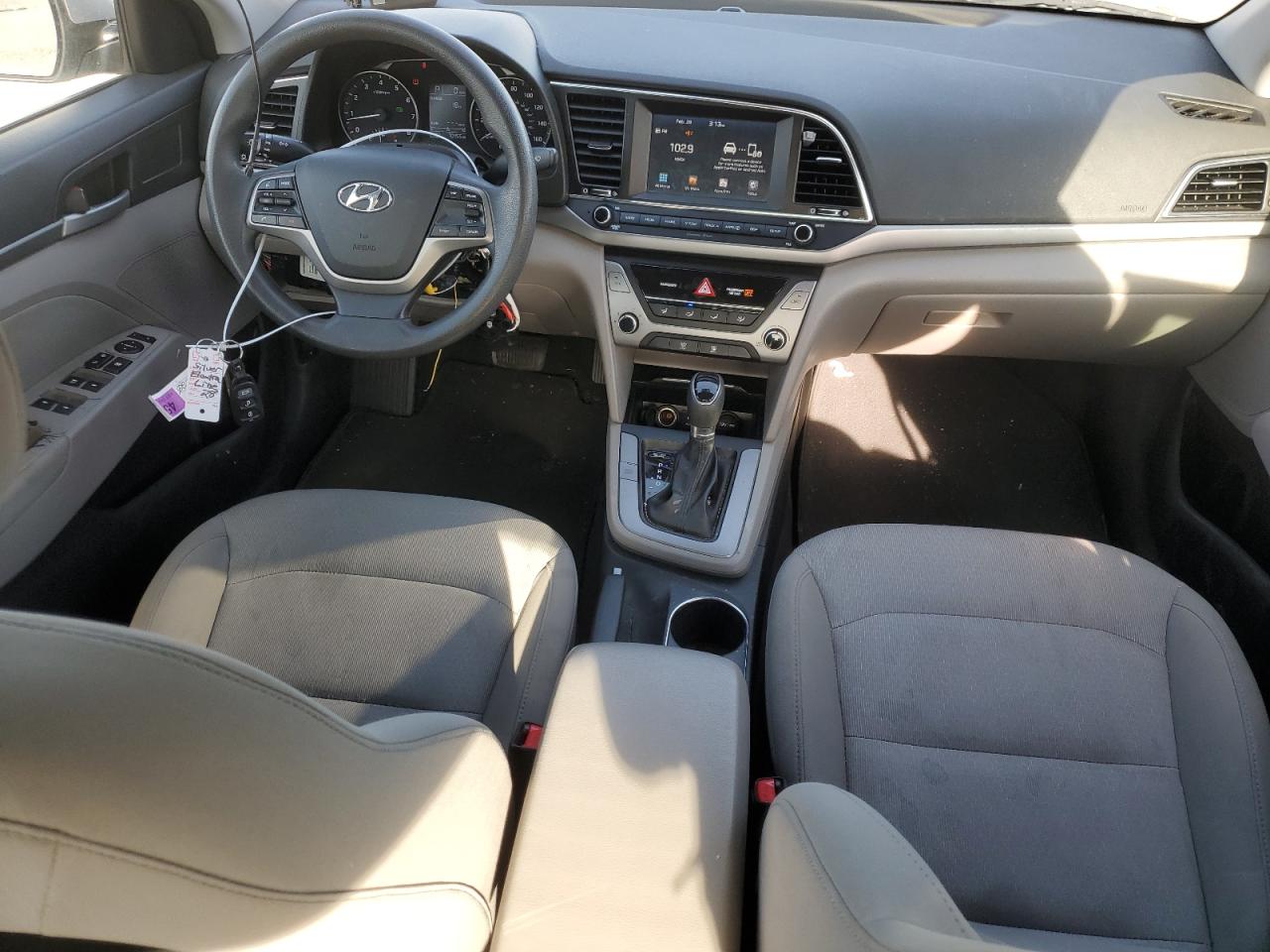 2017 Hyundai Elantra VIN 5NPD84LFXHH107072 Copart auction photo, vandalism damage thumbnail 8