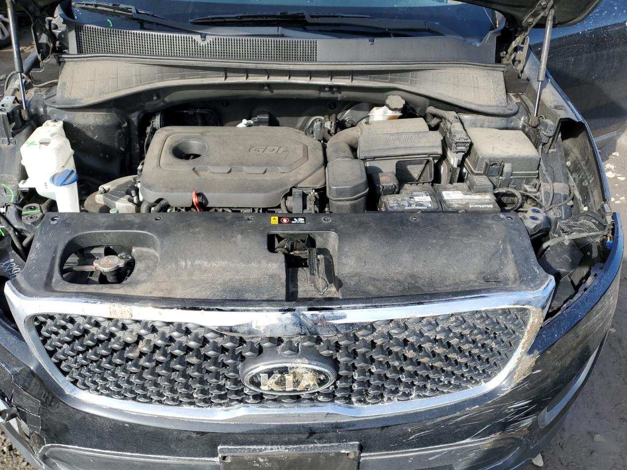 2017 KIA Sorento VIN 5XYPGDA39HG261739 Copart auction photo, front end damage thumbnail 11
