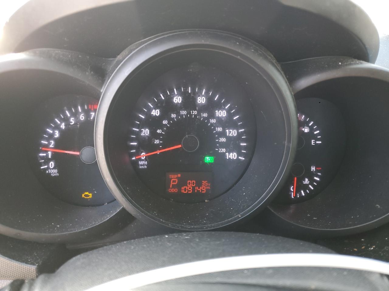 2013 KIA Soul VIN KNDJT2A54D7595370 Copart auction photo, rear end / minor dent/scratches damage thumbnail 9