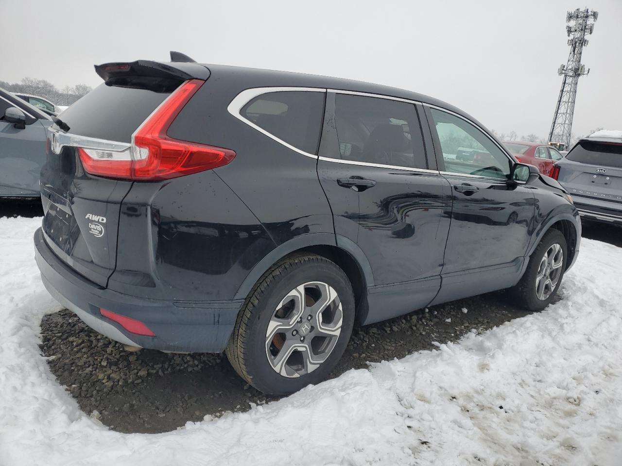 2019 Honda CR-V VIN 7FARW2H83KE022613 Copart auction photo, front end / side damage thumbnail 3