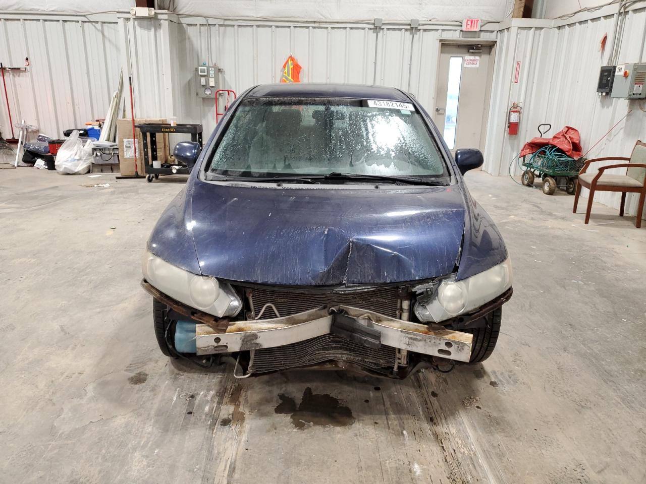 2009 Honda Civic VIN 19XFA16589E006570 Copart auction photo, front end damage thumbnail 5