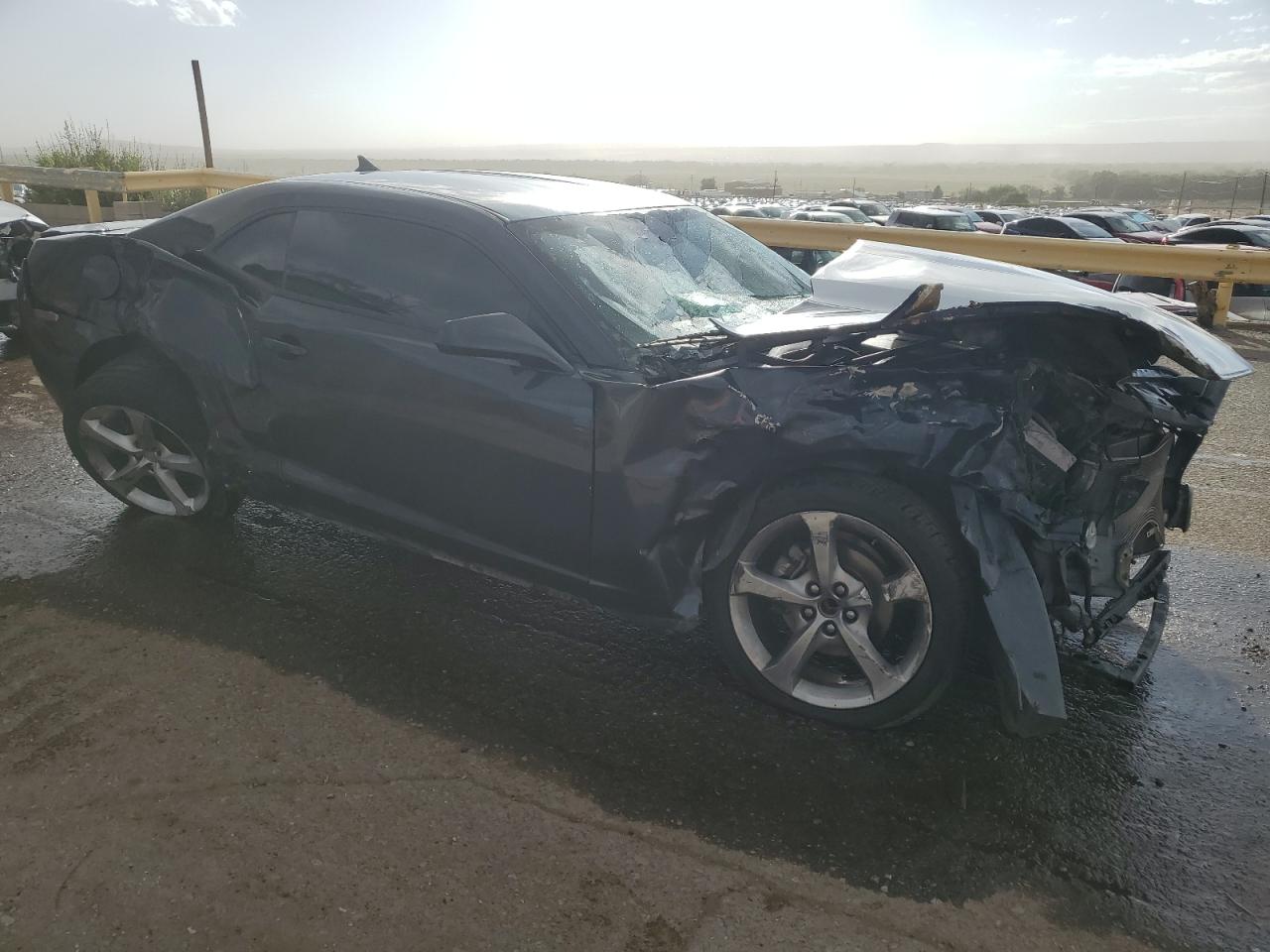 2013 Chevrolet Camaro VIN 2G1FB1E30D9194336 Copart auction photo, front end / rear end damage thumbnail 4