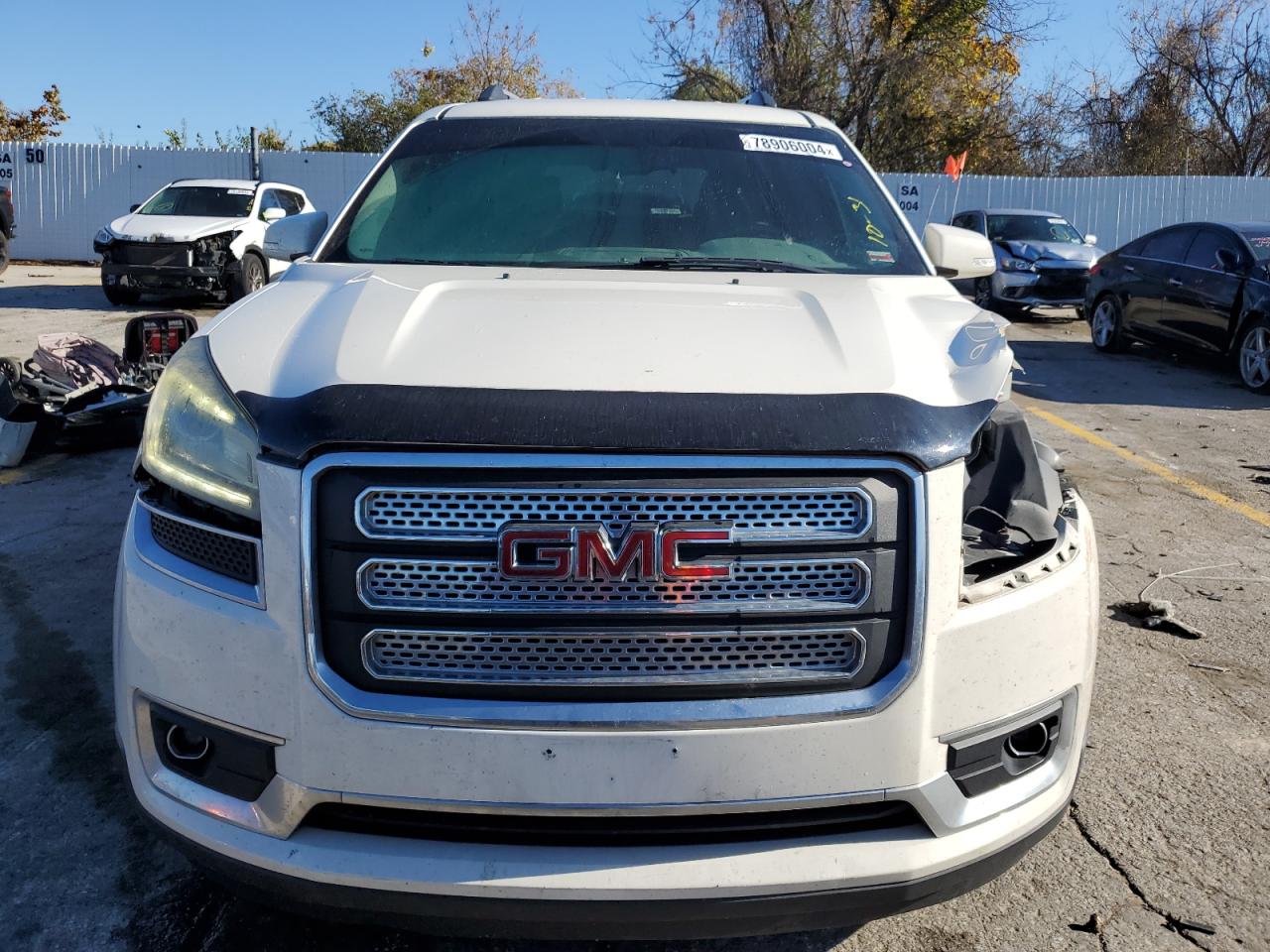 2014 GMC Acadia VIN 1GKKRRKDXEJ120803 Copart auction photo, front end damage thumbnail 5