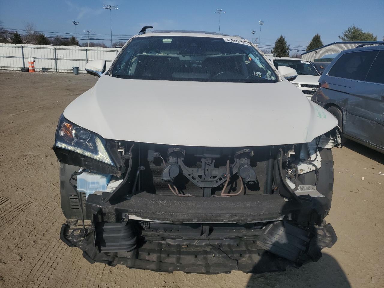 2016 Lexus RX VIN JTJBZMCA3G2000595 Copart auction photo, front end / rear end damage thumbnail 5