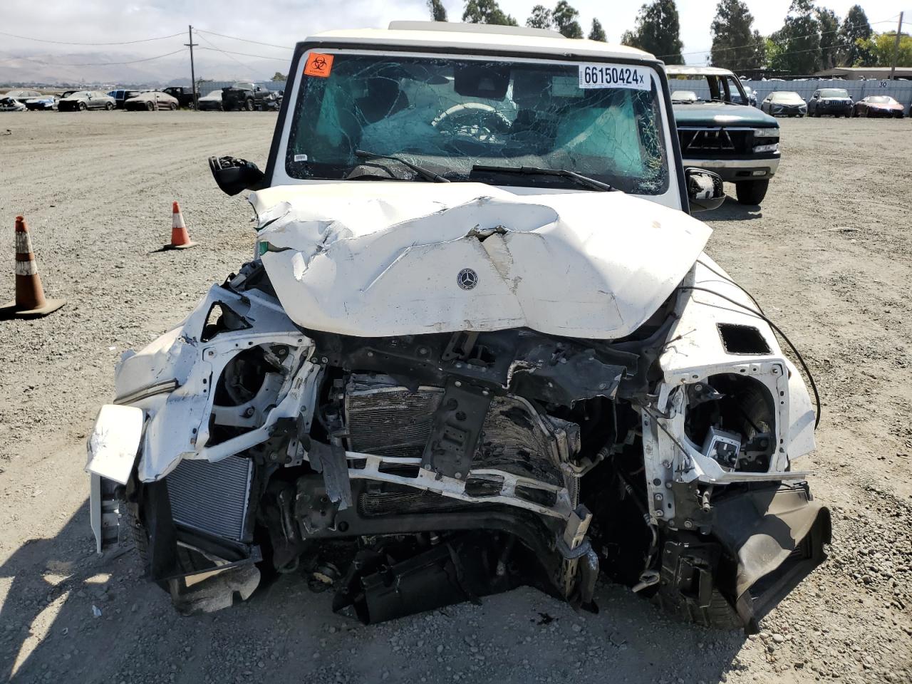 2020 Mercedes-Benz G-klasse VIN W1NYC6BJ5LX342678 Copart auction photo, all over / front end damage thumbnail 5