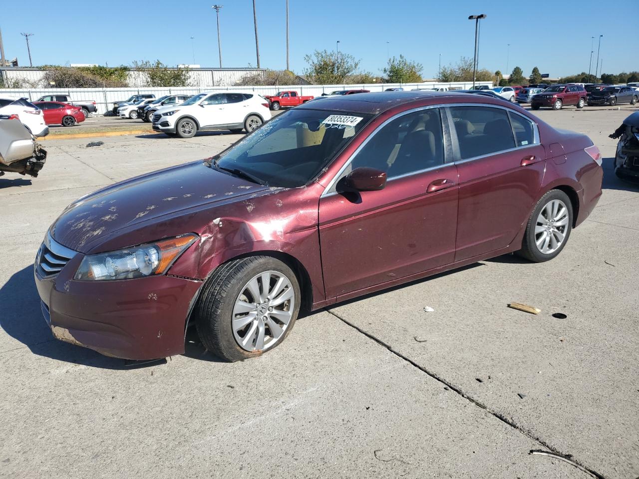 2011 Honda Accord VIN 1HGCP2F86BA115265