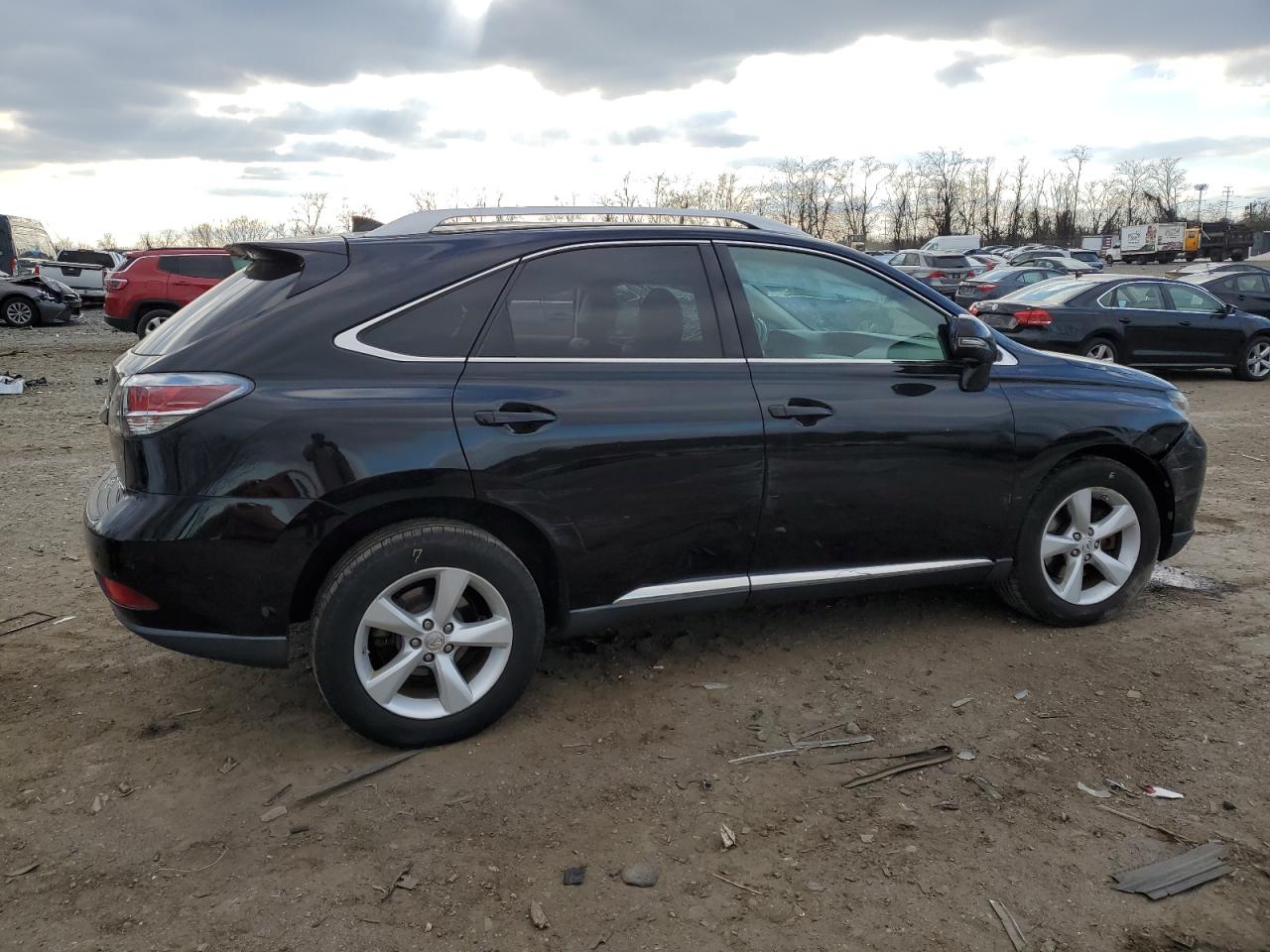 2014 Lexus RX VIN 2T2BK1BA5EC238692 Copart auction photo, side / front end damage thumbnail 3