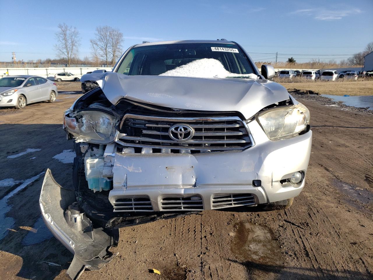 2009 Toyota Highlander VIN JTEDS42A492084068 Copart auction photo, front end / rear end damage thumbnail 5