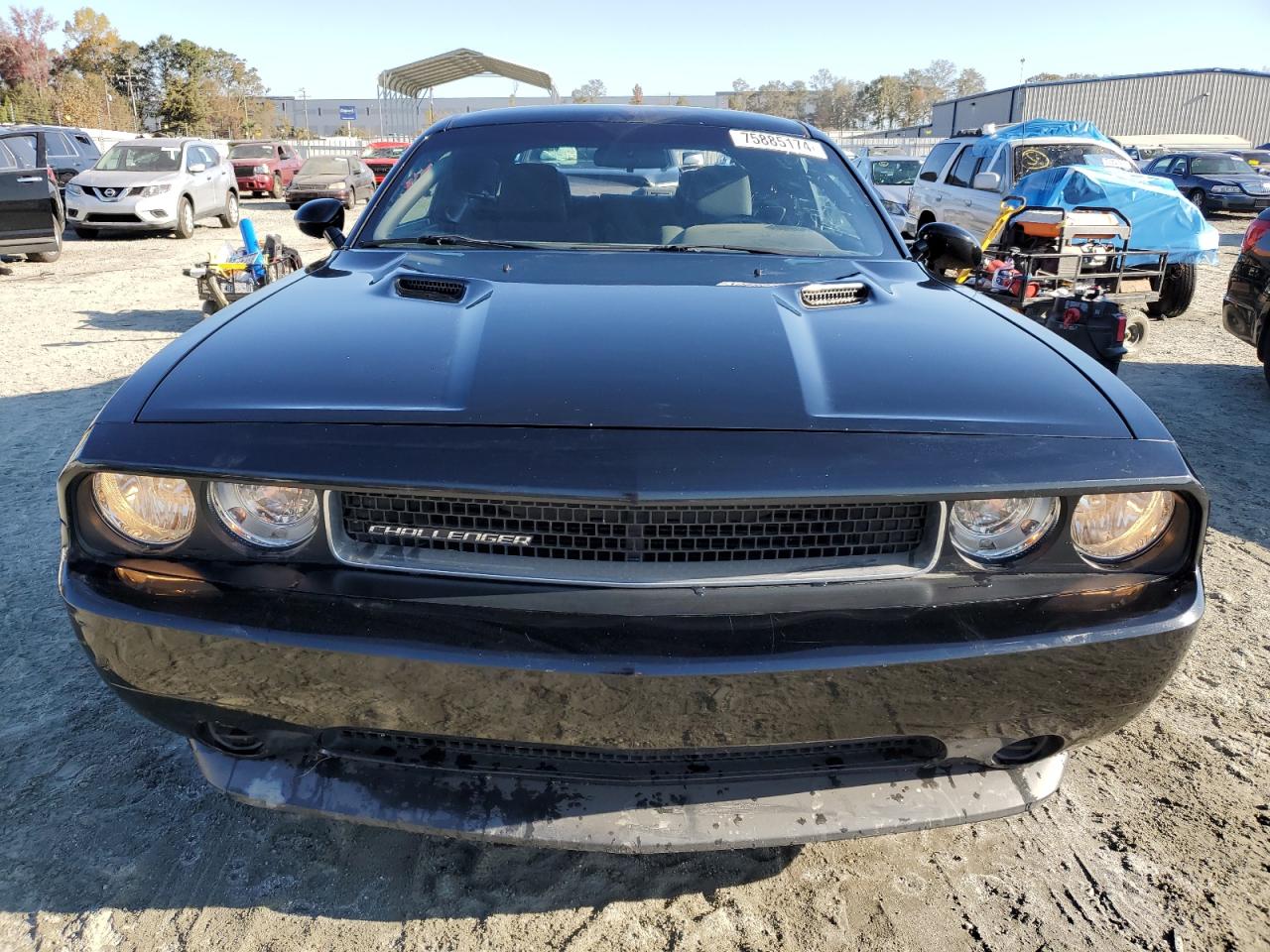2012 Dodge Challenger VIN 2C3CDYAG6CH161937 Copart auction photo, side / top/roof damage thumbnail 5