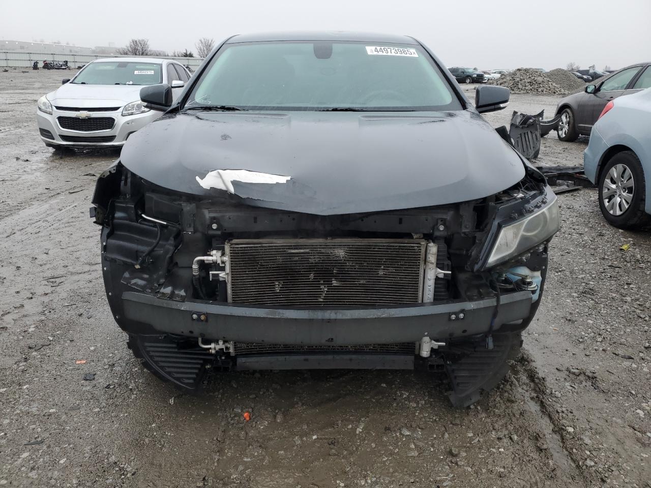 2015 Chevrolet Impala VIN 2G1125S36F9101327 Copart auction photo, front end / side damage thumbnail 5