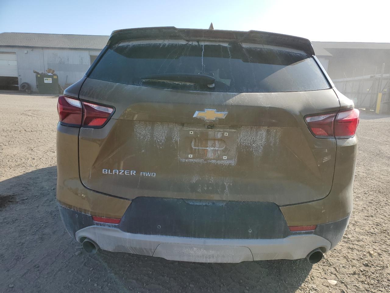 2019 Chevrolet Blazer VIN 3GNKBGRS3KS582808 Copart auction photo, side / front end damage thumbnail 6