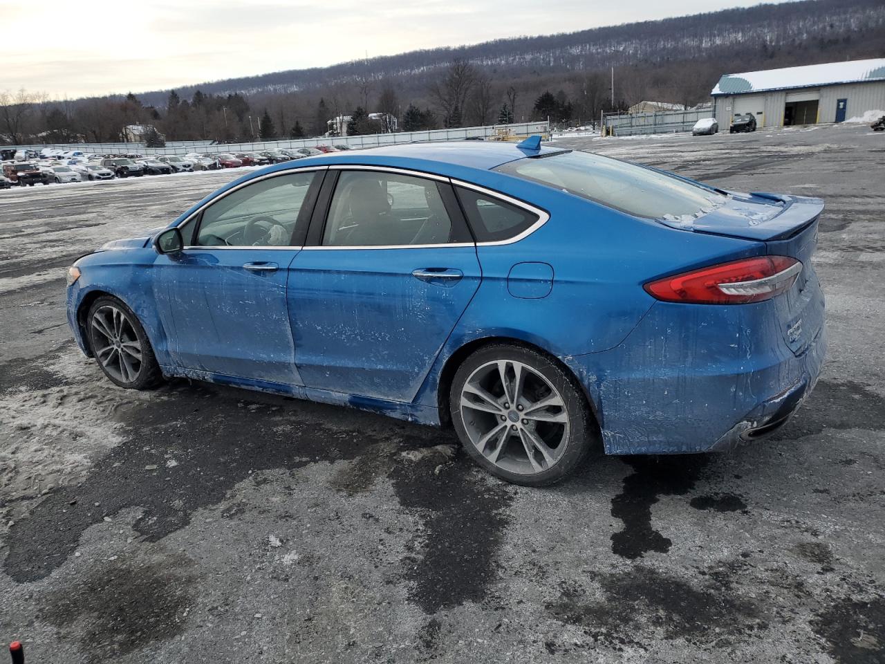 2020 Ford Fusion VIN 3FA6P0K90LR204213 Copart auction photo, front end damage thumbnail 2
