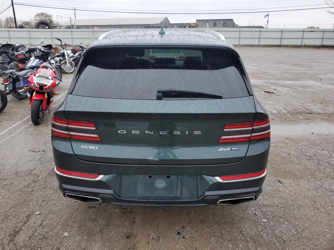 2021 Genesis Gv80 VIN KMUHCESC7MU053482 Copart auction photo, front end / side damage thumbnail 6