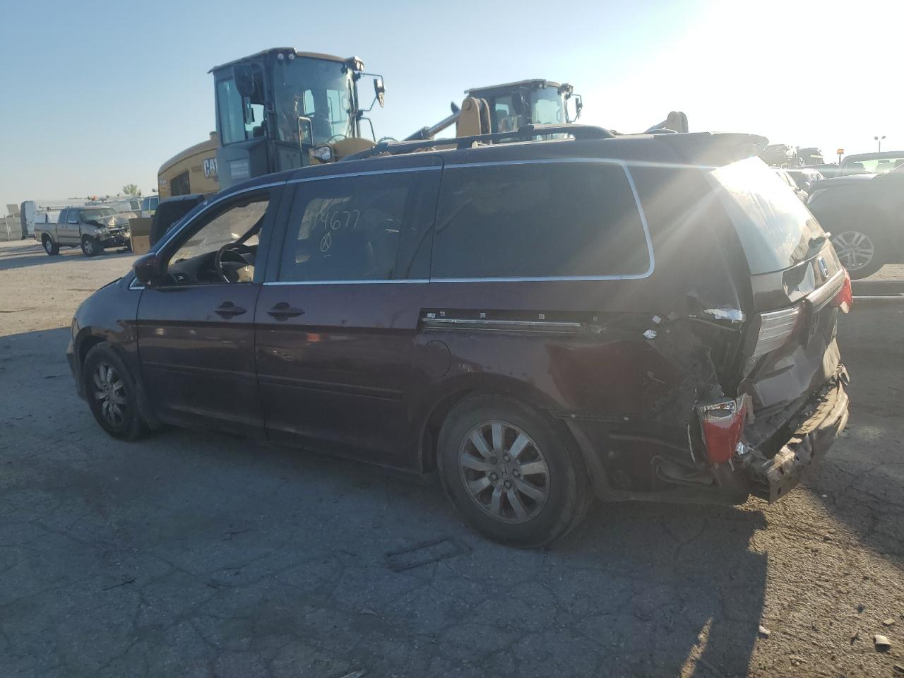 2008 Honda Odyssey VIN 5FNRL38738B414677 Copart auction photo, all over damage thumbnail 2