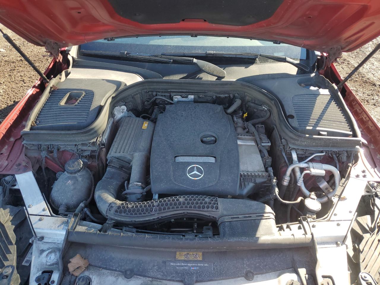 2018 Mercedes-Benz GLC VIN WDC0G4KB4JV105303 Copart auction photo, side / front end damage thumbnail 12