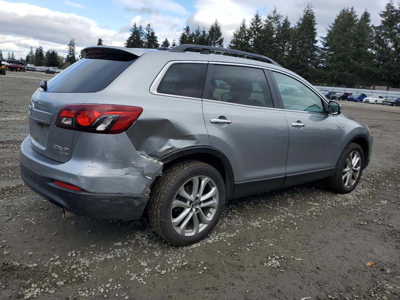 2013 Mazda CX-9 VIN JM3TB3DV0D0420398 Copart auction photo, rear end damage thumbnail 3