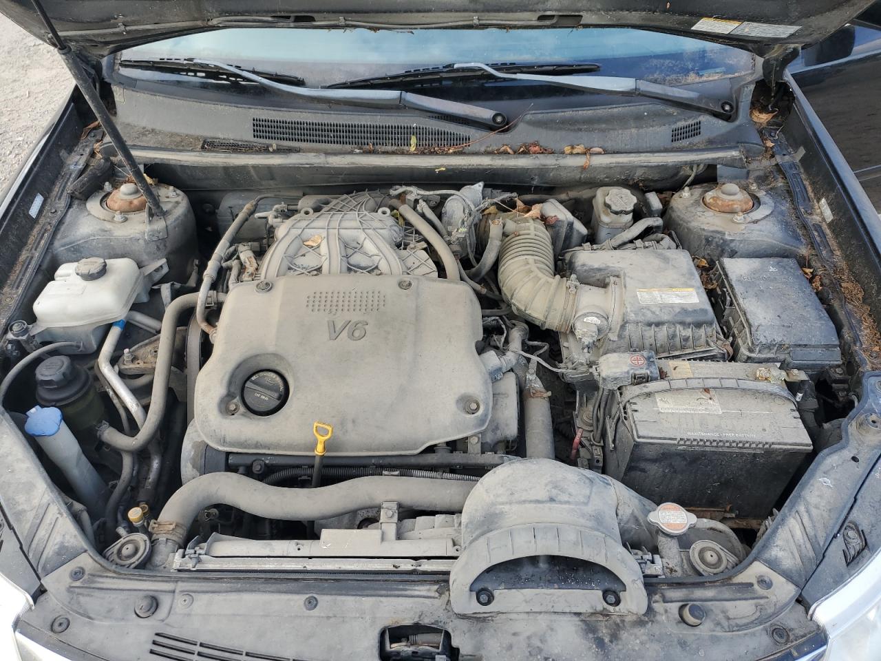 2010 KIA Optima VIN KNAGH4A41A5399115 Copart auction photo, water/flood / all over damage thumbnail 11