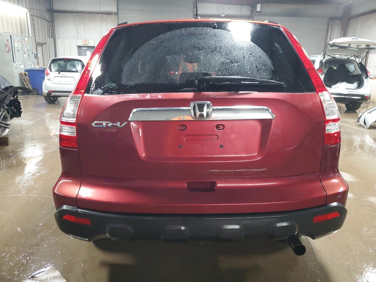 2008 Honda CR-V VIN JHLRE48768C075722 Copart auction photo, front end / side damage thumbnail 6