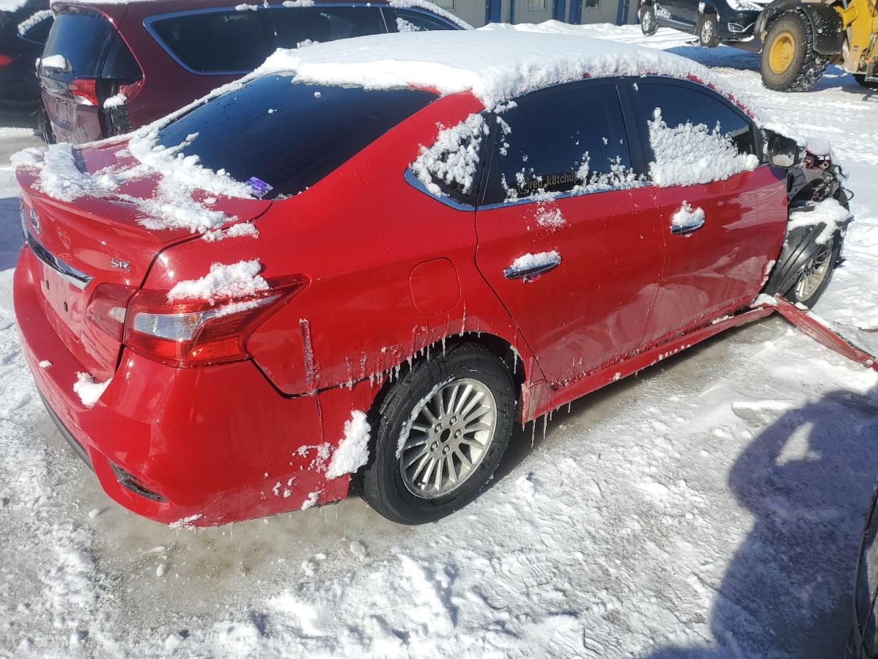 2019 Nissan Sentra VIN 3N1AB7AP5KY326343 Copart auction photo, front end / side damage thumbnail 3