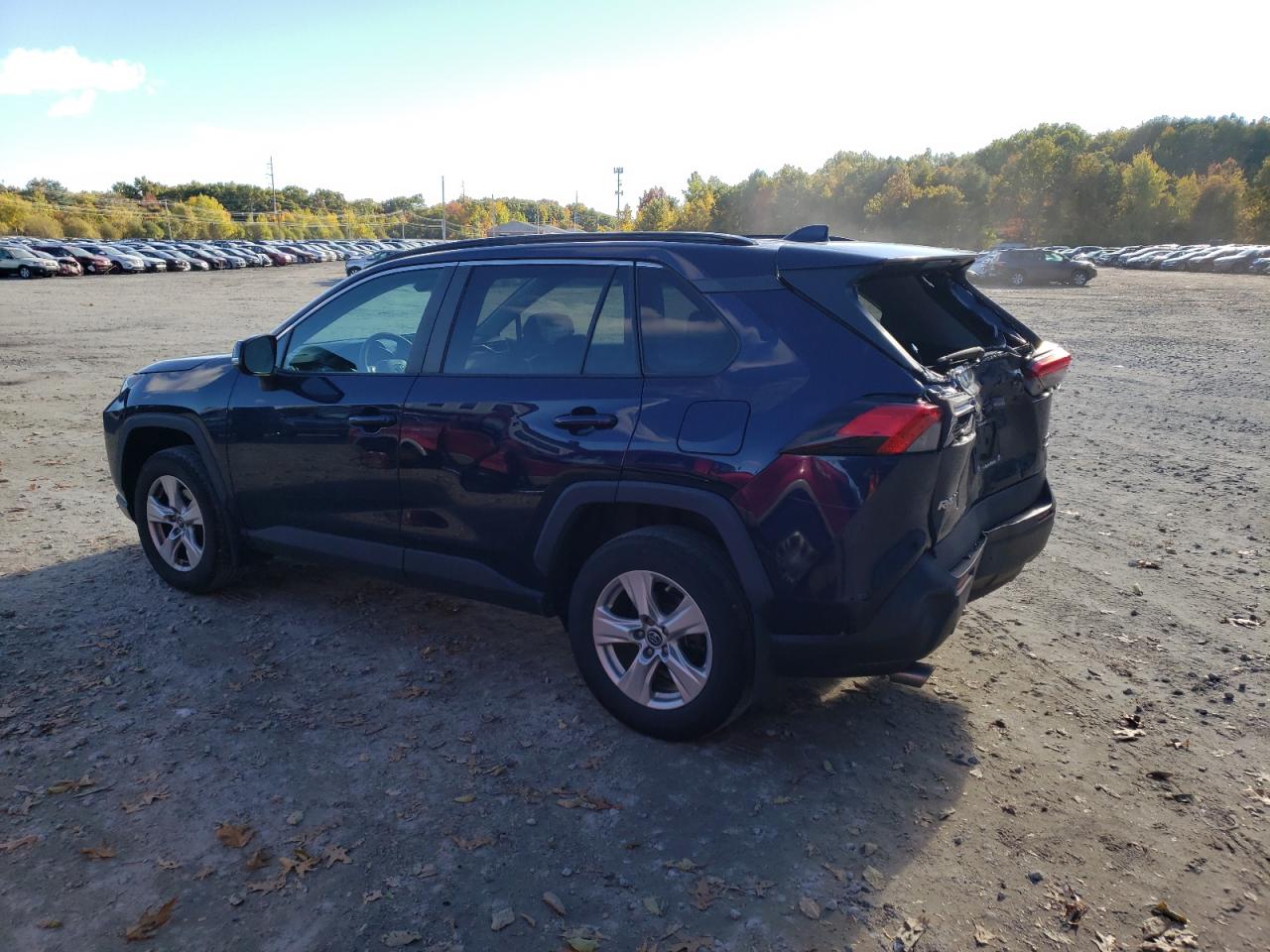 2019 Toyota RAV 4 VIN 2T3P1RFV2KC057125 Copart auction photo, rear end / minor dent/scratches damage thumbnail 2