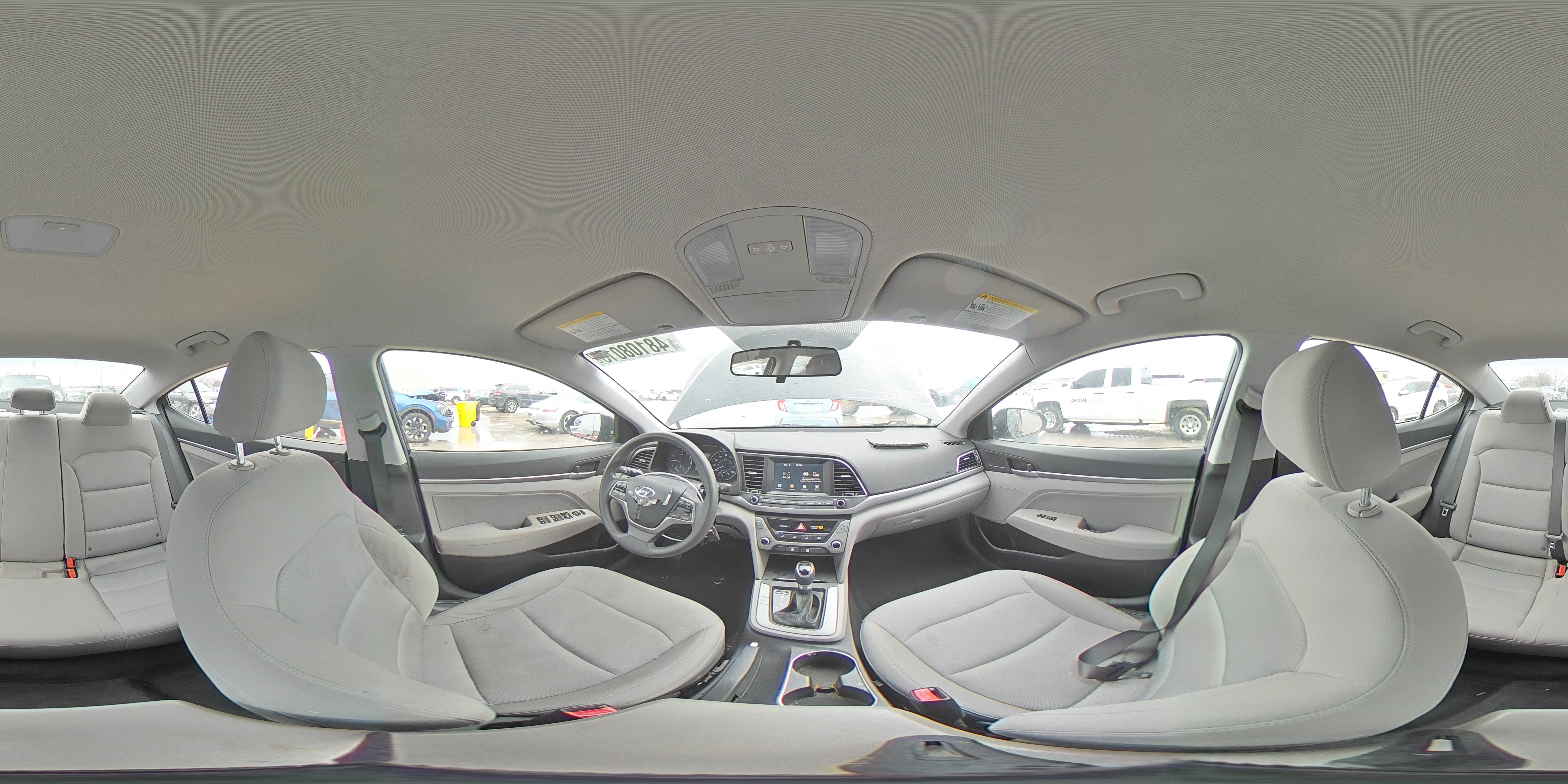 2017 Hyundai Elantra VIN 5NPD84LF7HH001081 Copart auction photo, front end / minor dent/scratches damage thumbnail 13