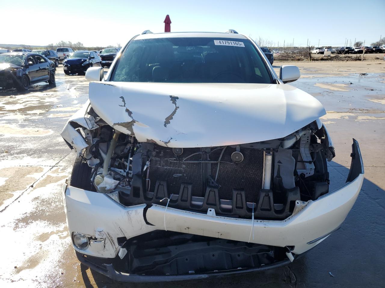 2013 Toyota Highlander VIN 5TDYK3EHXDS094887 Copart auction photo, front end / side damage thumbnail 5