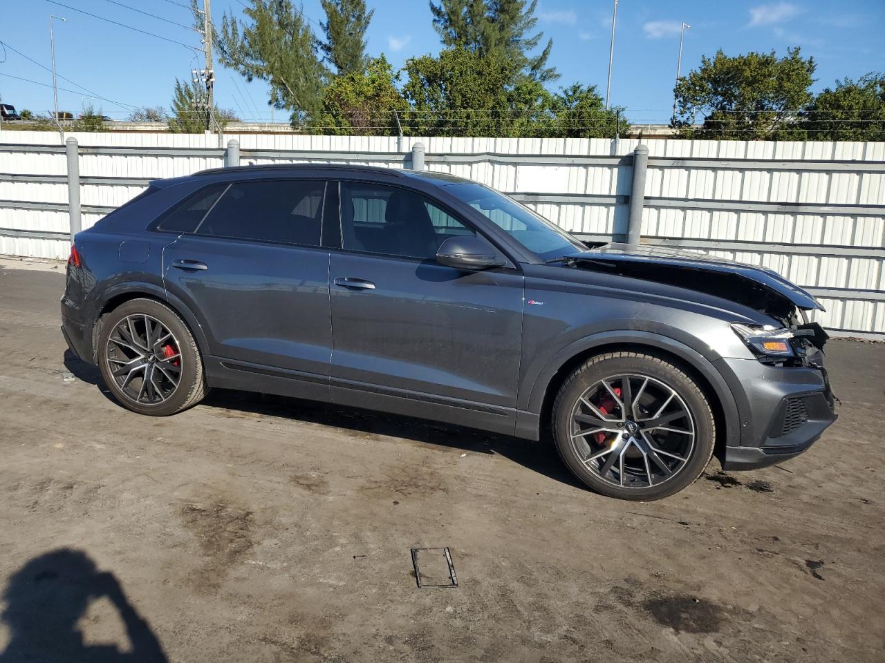 2019 Audi Q8 VIN WA1FVAF16KD019773 Copart auction photo, front end damage thumbnail 4