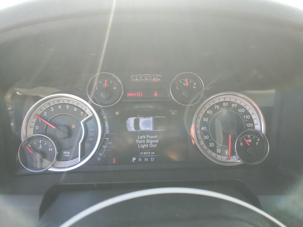 2013 RAM 1500 VIN 1C6RR7LT2DS537658 Copart auction photo, front end damage thumbnail 9