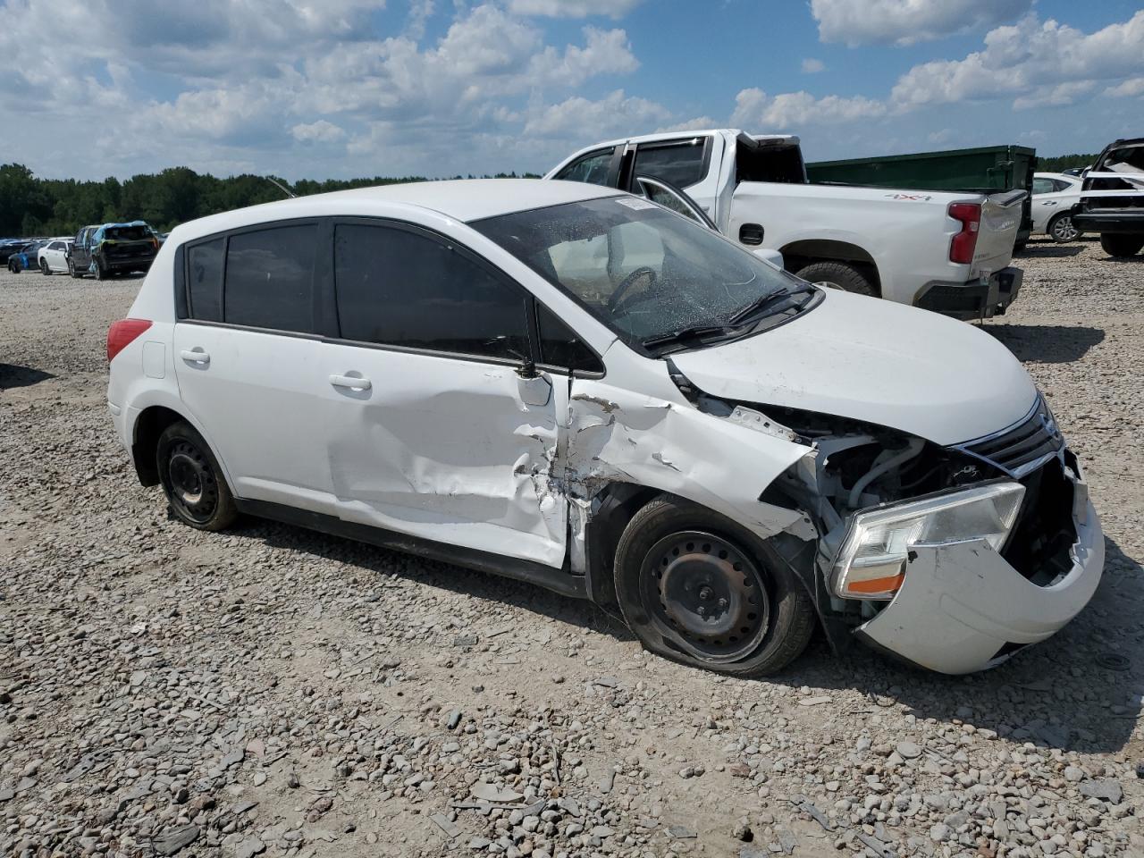 2012 Nissan Versa VIN 3N1BC1CP2CK241539 Copart auction photo, side / front end damage thumbnail 4