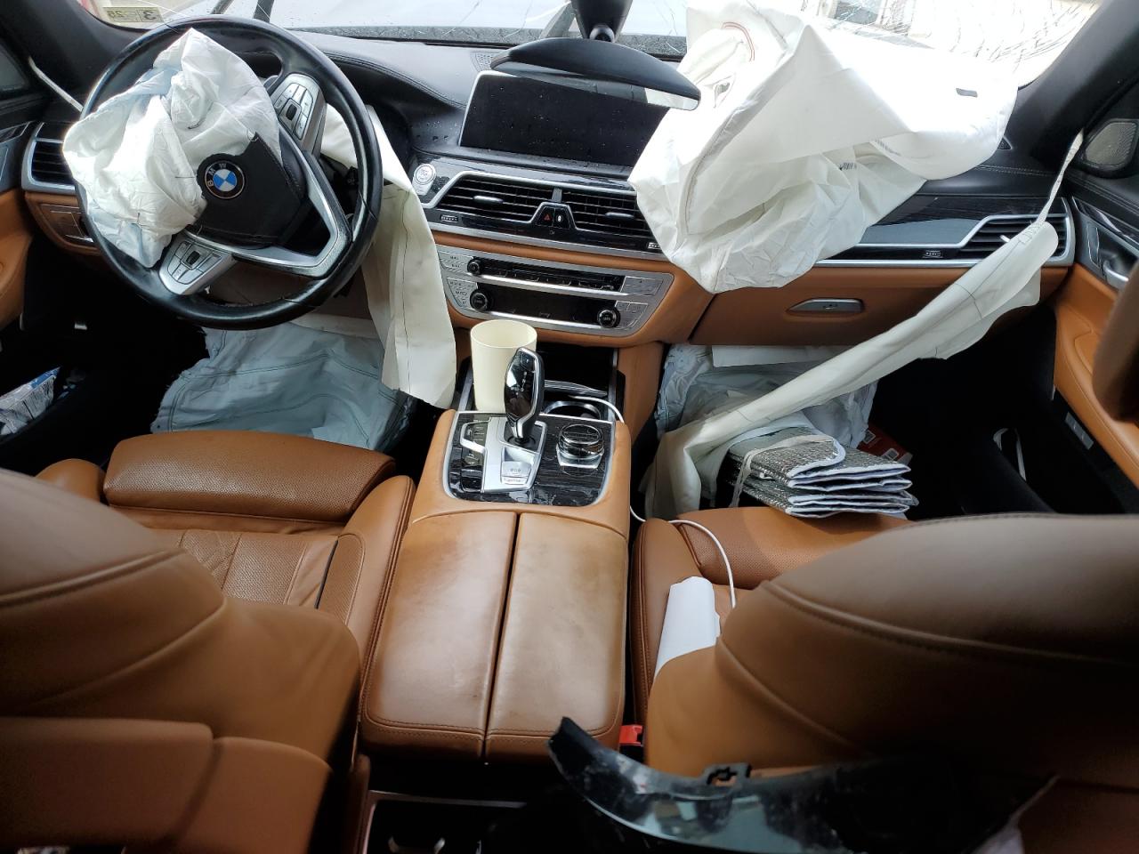 2017 BMW 7er VIN WBA7E2C50HG739520 Copart auction photo, front end / rear end damage thumbnail 8