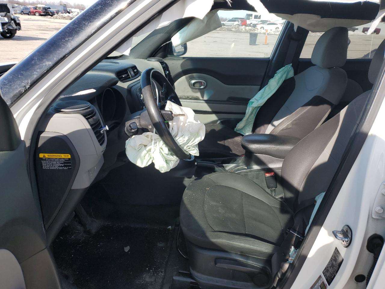 2017 KIA Soul VIN KNDJN2A20H7502270 Copart auction photo, front end damage thumbnail 7