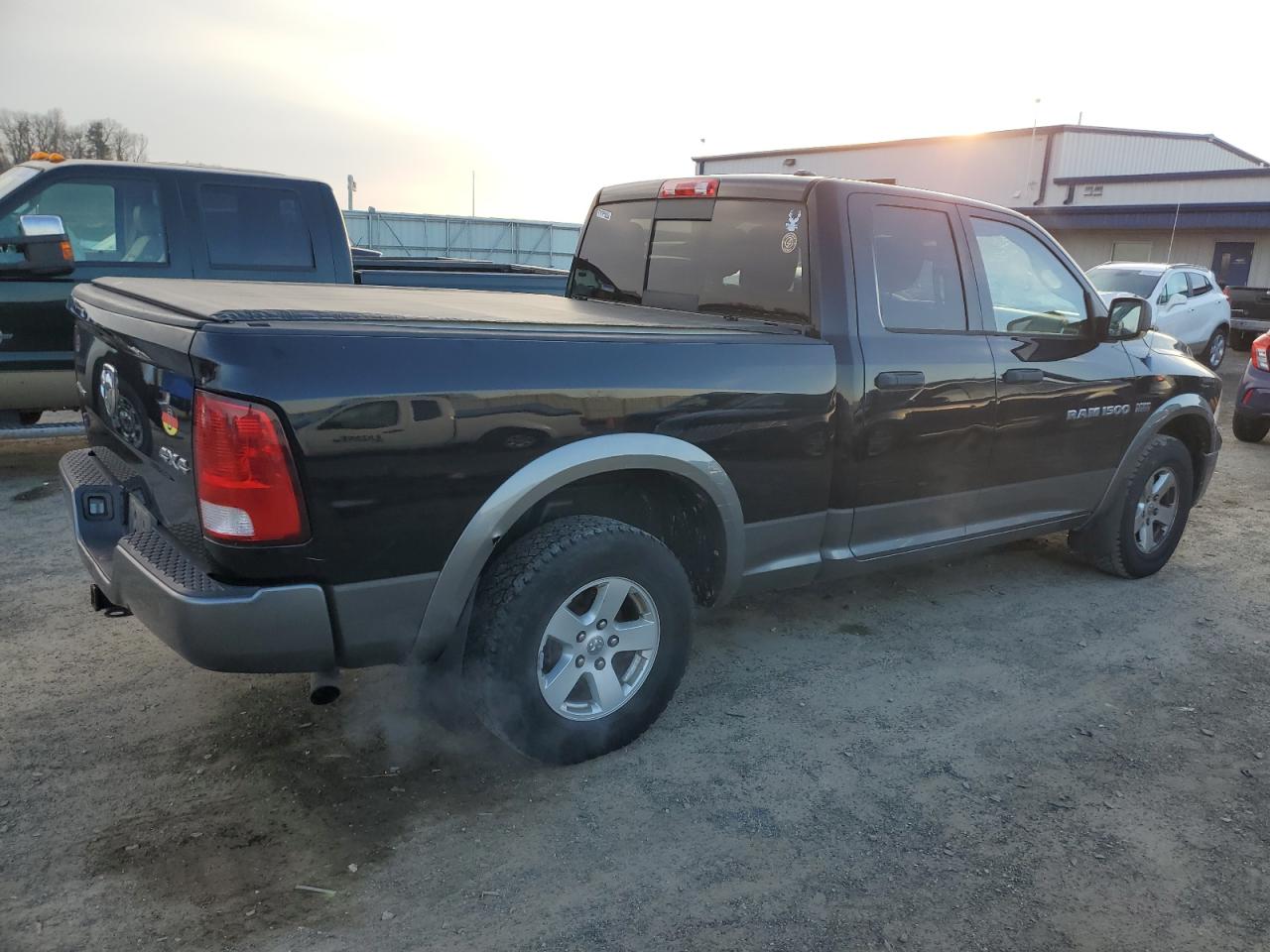 2012 Dodge RAM VIN 1C6RD7GT9CS306036 Copart auction photo, top/roof / front end damage thumbnail 3